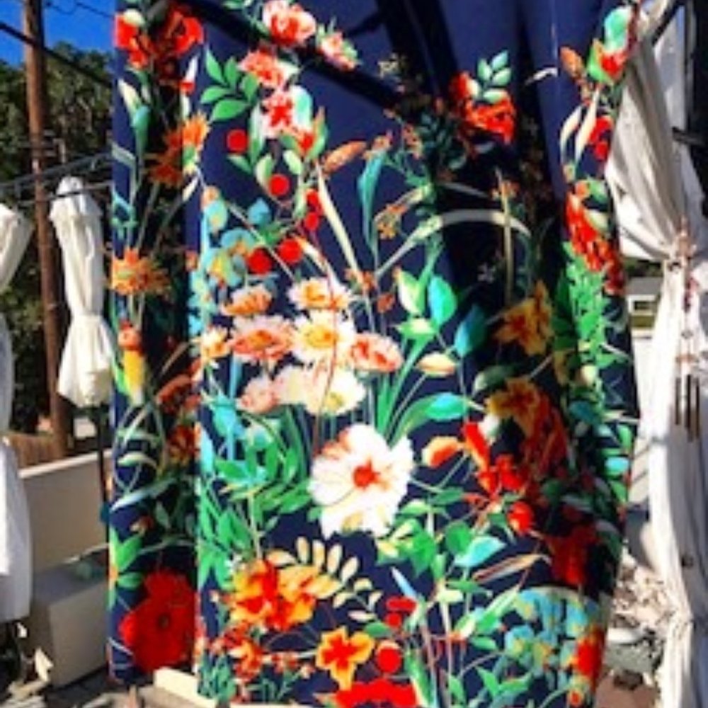 NY &Co Floral Plus Size Pencil Skirt